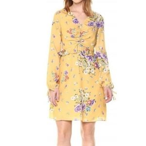 Ella Moon Gabby V-Neck Ruffle Waist Mini